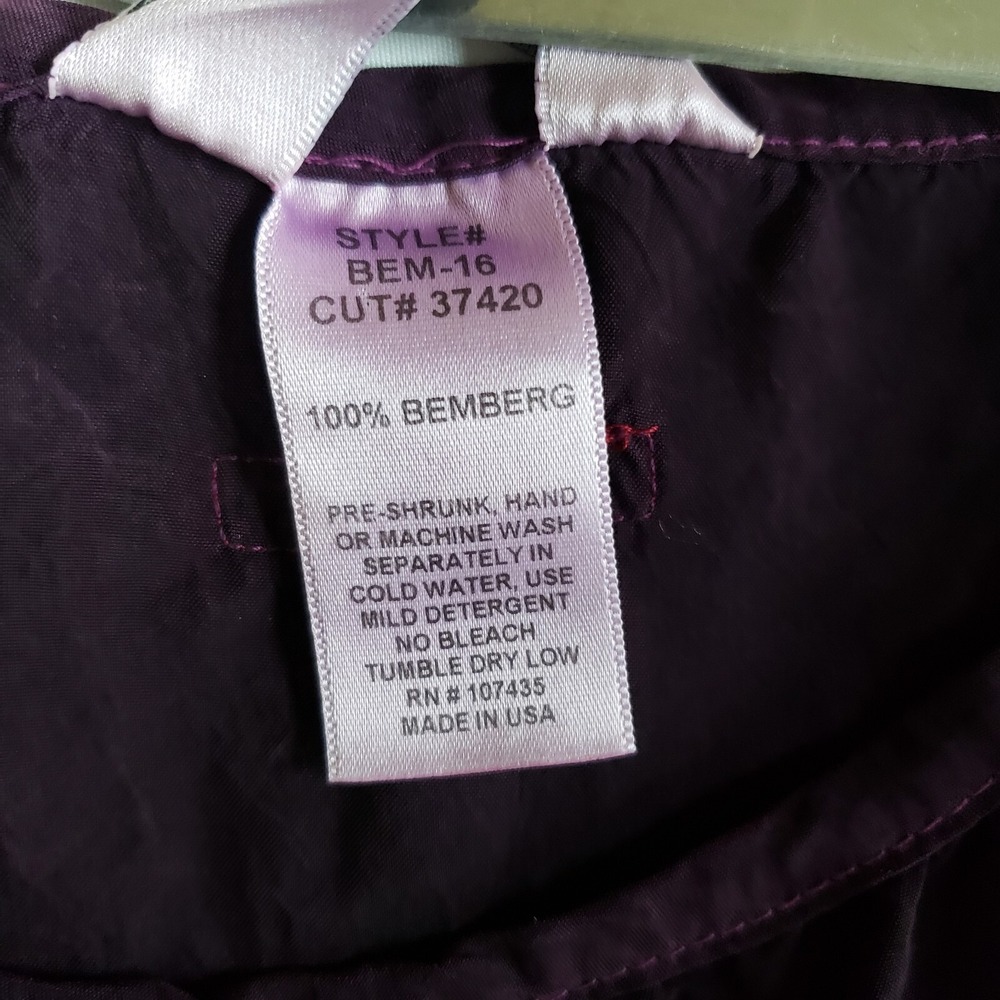 Hard Tail Forever Silk Purple Maxi Dress Sz Medium Boho Bemberg Sleeveless - Picture 4 of 11